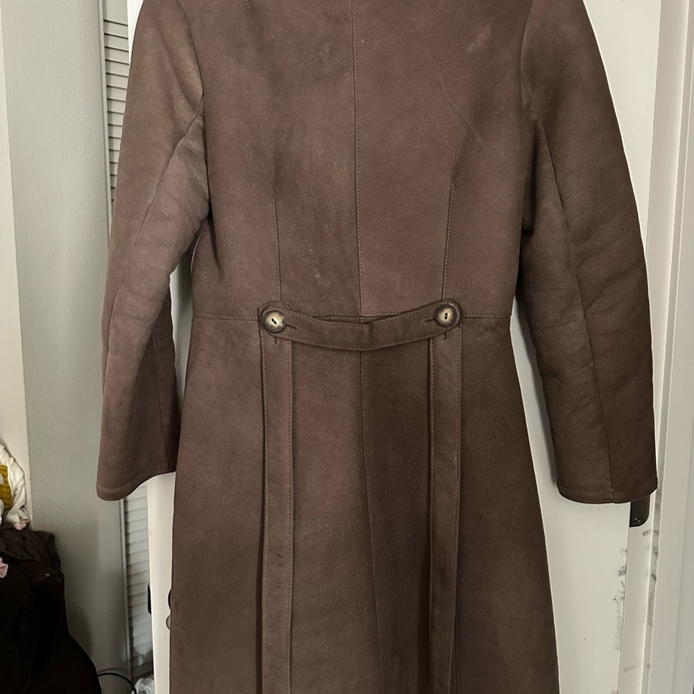 Brown long coat small - Picture 8 of 9